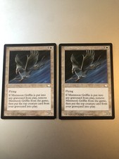 2x Mistmoon Griffin Weatherlight Mtg Magic x2 1997