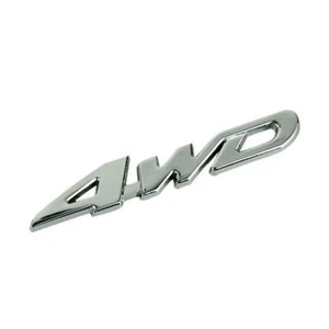 4WD 3D Abzeichen Emblem Chrom - Bild 1 von 2