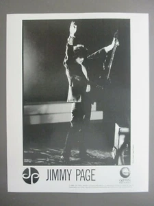 Jimmy Page schwarz & weiß 8 x 10 Hochglanz Promo Foto Led Zeppelin Outrider LIVE ARMS - Bild 1 von 1
