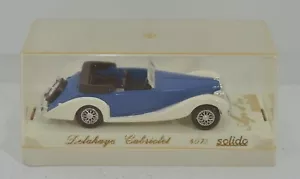 1939 Blue White Delahaye Cabriolet 4078 Golden Age d'or Solido 1:43 Diecast Car - Picture 1 of 3