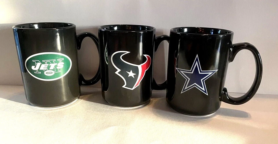 NFL Coffee Mug 15oz Black with Team Logo Ceramic  - Image 1 of 1