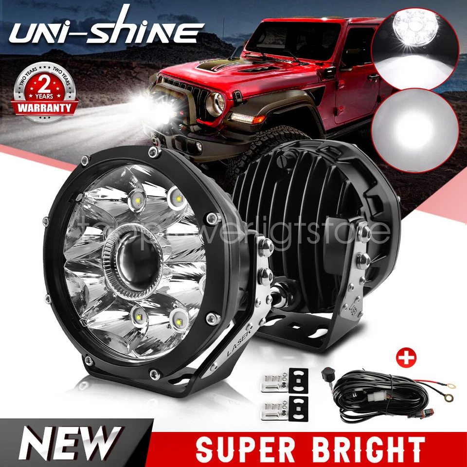 5 inch Laser Led Work Light Bar Spotlight Offroad Driving Boat SUV  4x4 Truck - Imagem 1 de 4