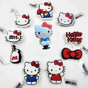Hello Kitty 3D Jibbitz Crocs Charms Set of 10 Silicone Charms, 10 pc Shoe Charms - Picture 1 of 9