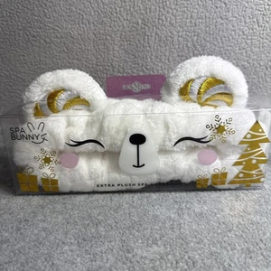 Spa Bunny Extra Plüsch Spa Stirnband weiß - Bild 1 von 4