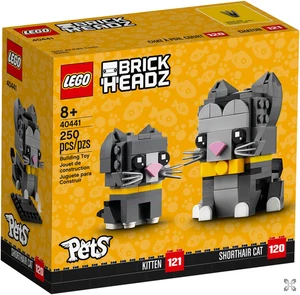 Lego 40441 BrickHeadz Shorthair Cat and Kitten - Sealed Box-Some box damage pics - Picture 1 of 7