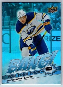 2024-25 Upper Deck Series 2 Bang for your Puck #BP-20 Tage Thompson Sabres - Picture 1 of 2