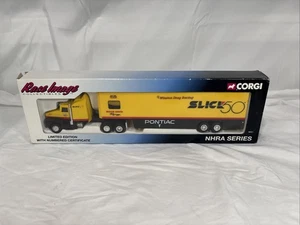 Transportador Rickie Smith Corgi Race Image Slick 50 NHRA escala 1:64 - Imagen 1 de 7