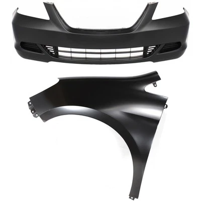 Крышка бампера для 2005-2007 Honda Odyssey передняя с левым крылом - Изображение 1 из 4