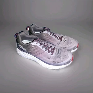Hoka One One Clifton 6 para hombre talla 12 gris/rojo - Imagen 1 de 9