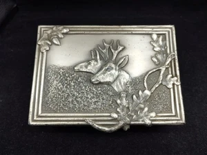 WMF Jugendstil Jagddose Humidor Schnupftabakkasten Kästchen um 1900 - Bild 1 von 5