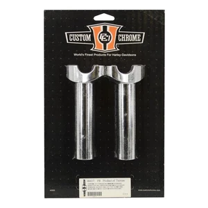 Forged 5.5" Straight Chrome Handlebar Risers 3-1/2" Rise Fit For Harley Davidson - Picture 1 of 4