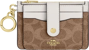 Coach Women's Attachment Card CASE, IM/Tan/Chalk, One Size - Picture 1 of 1