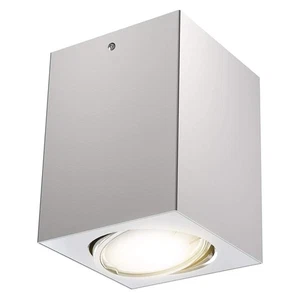 Briloner Tube LED Deckenlampe Schwenkbar 5W Aufbauleuchte Eckig Silberfarbig - Bild 1 von 3