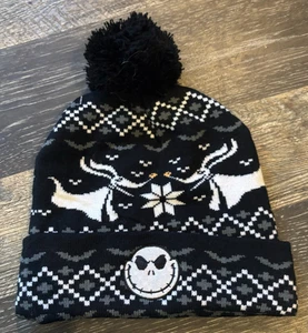 Disney Nightmare Before Christmas Winter Hat Toque Pom Pom - Bild 1 von 3