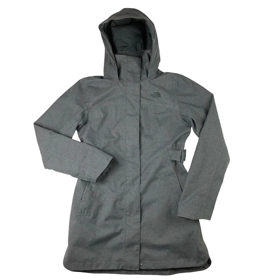 The North Face Laney Trench II Womens Small Hooded Full Zip Jacket Coat - Image 1 of 4