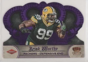 Crown Royale 2012 púrpura/25 Jerel Worthy #197 novato radiocontrol - Imagen 1 de 3