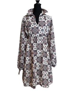 Charlotte Russe Babydoll Dress Size XL Long Sleeve Hippie Boho Grunge Y2K Vibe - Image 1 of 4