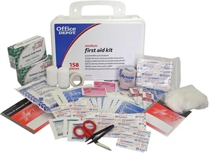 158 Pezzi Kit di Pronto Soccorso Medio, Kit di Emergenza Portatile Multiuso, Confezione da 2 NUOVO - Foto 1 di 4