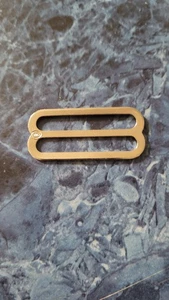 12 PIEZAS 2 pulgadas hebillas deslizantes de metal tri-deslizante, corredera ajustable rectangular... - Imagen 1 de 4