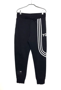 Pantalones a rayas Y-3 primavera/verano 2016 para hombre talla 48 negros - Imagen 1 de 13