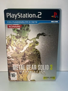 METAL GEAR SOLID 3 SNAKE EATER LIMITED METAL EDITION PS2 NEW NOT SEALED NOT MINT - Picture 1 of 14