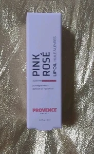 Provence Beauty Pink Rose Lip Oil 6 ml/0,2 fl. oz. Full Size nuovo con scatola - Foto 1 di 1