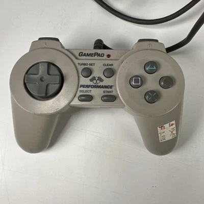 Game Pad PS1 Grey Video Game Controller P-103E Performance - Image 1 of 3