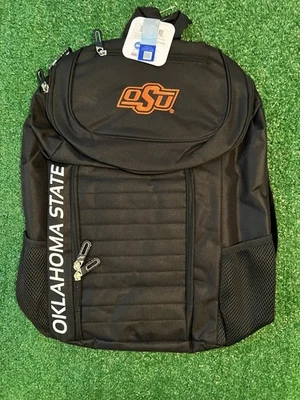 Mochila Oklahoma State Cowboys NCAA OSU negra por NORTHWEST bolsa de gimnasio Foto 1 de 4