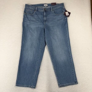 Ava & Viv Womens High-Rise Skinny Jeans 20W (40x27) Stretch Denim Light Wash - Picture 1 of 12