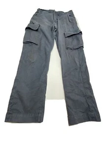 JACHS Slim Fit Cargo Chinos Grey Pants Size 32X32 Cotton )SPOT ON IT, SEE PICS) - Picture 1 of 9