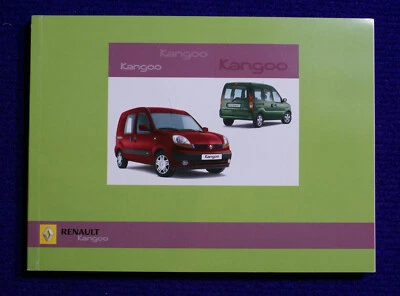 OFFICIAL RENAULT KANGOO WARRANTY SERVICES HANDBOOKS 2005/6 - Image 1 of 4