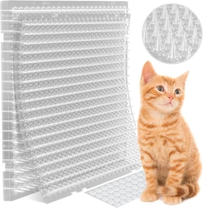 12-Pack Cat Scat Mat – 16x13” Spike Mat for Pet Training & Deterrent Indoors/Out - Picture 1 of 9