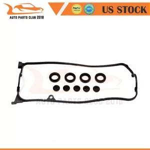 For 01-05 Honda Civic EX HX 1.7L SOHC D17A D17A1 D17A2 Valve Cover Gasket Set - Picture 1 of 3