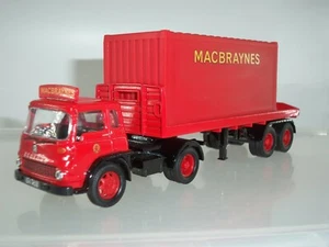 CORGI 22502 BEDFORD TK MACBRAYNES PLATFORM TRAILER + CONTAINER DELIVERY TRUCK - Picture 1 of 4