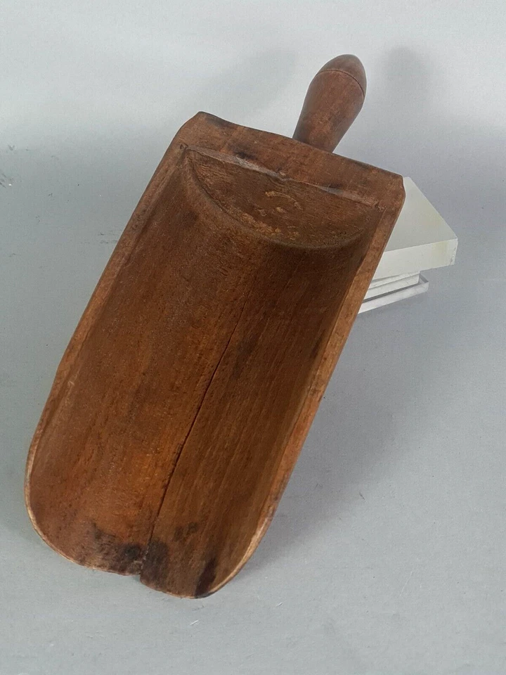 Ancienne pelle à graines bois Art populaire C002 - Photo 1/4