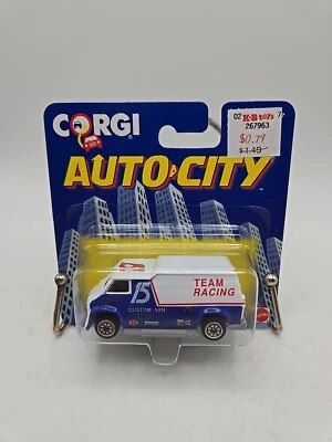 Corgi By Mattel- Hot Rod Custom Van - Team Racing (1994 Corgi Auto City) - Image 1 of 4