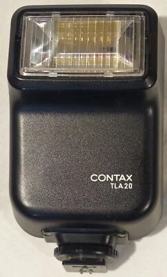 Contax TLA 20 Electronic Flash for 35mm SLR film camera Untested Some Corrosion  - Image 1 of 4