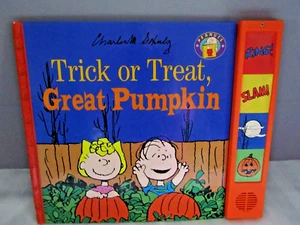 Trick or Treat Great Pumpkin Peanuts Hardback Interactive Book - Non-Working - Picture 1 of 6