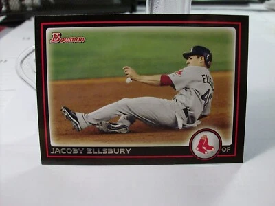 2010 Bowman Baseball  #188 - Jacoby Ellsbury - Boston Red Sox  10-1048 - Image 1 of 2