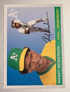 2020 Topps Archives Rickey Henderson #11 Oakland Athletics - Picture 1 of 2