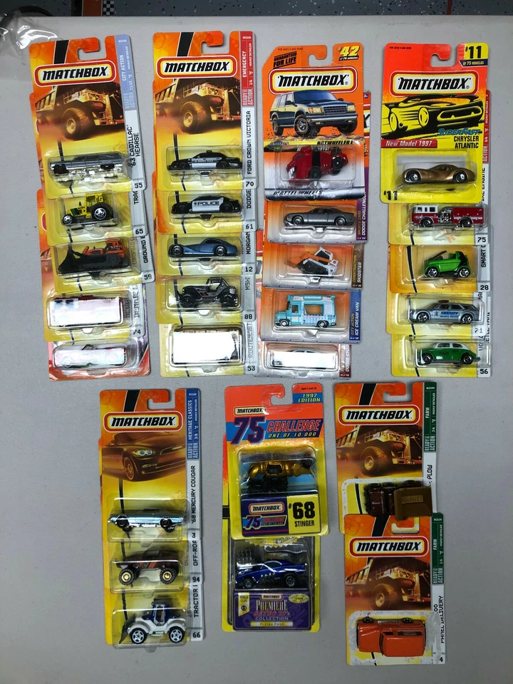 Lot - Sealed & Loose Matchbox Die-cast Cars SuperFast Dodge Chevy Ford Cadillac - Image 1 of 1