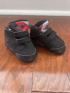 NIKE AIR JORDAN INFANT BABY Shoes SIZE 1C BLACK And RED