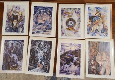 Juego de tarjetas de notas en blanco firmadas por Jody Bergsma de 5x7 con sobres - Juego de 8 Foto 1 de 4