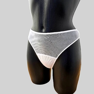 La Perla Exklusiver  String, Tanga  Gr. 40 Tüll in Weiß *Luxus Dessous Neu - Bild 1 von 4