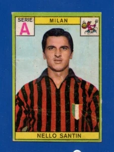 FIGURINA CALCIATORI PANINI 1968-69 NELLO SANTIN MILAN VALIDA REMOVED - Imagen 1 de 2