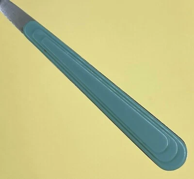 GIBSON DECA-TURQUESA CUBIERTOS ACERO INOXIDABLE PLÁSTICO TURQUESA MANGO - ELECCIÓN Foto 1 de 3