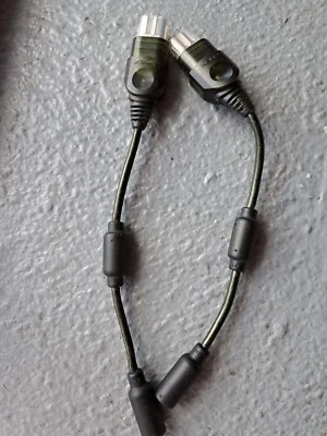Lot of 2 Original Xbox Controller Breakaway Cable OEM Green - Image 1 of 4
