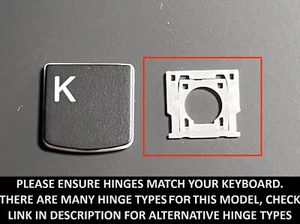 Lenovo Legion Y530 | Y530-15ICH LAPTOP KEYBOARD SINGLE REPLACEMENT KEYS KEYCAPS - Picture 1 of 7