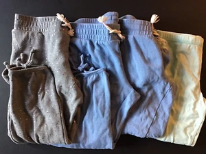 Girls Capri Joggers Size Medium 10-12, 12 SO American Girl Lot of 4 Blue Gray - Picture 1 of 12