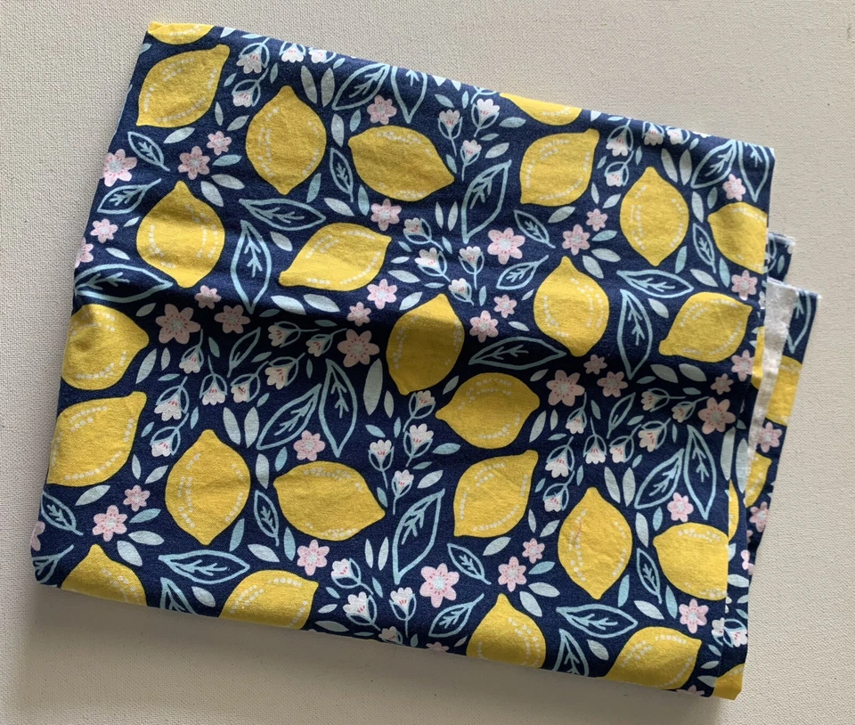 Large Fabric Yard Lemon Pattern - Image 1 of 1